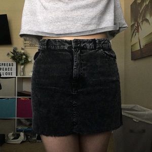 Forever 21 Black Corduroy Skirt